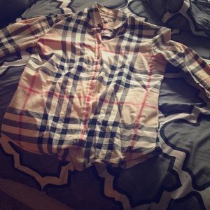 Women’s original Burberry button down shirt